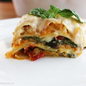 butternut-squash-lasagna-on-a-white-plate