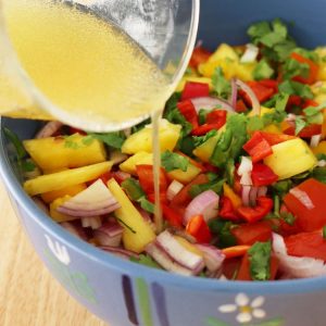 Pineapple-Salsa-with-a-Lemon-Honey-Dressing