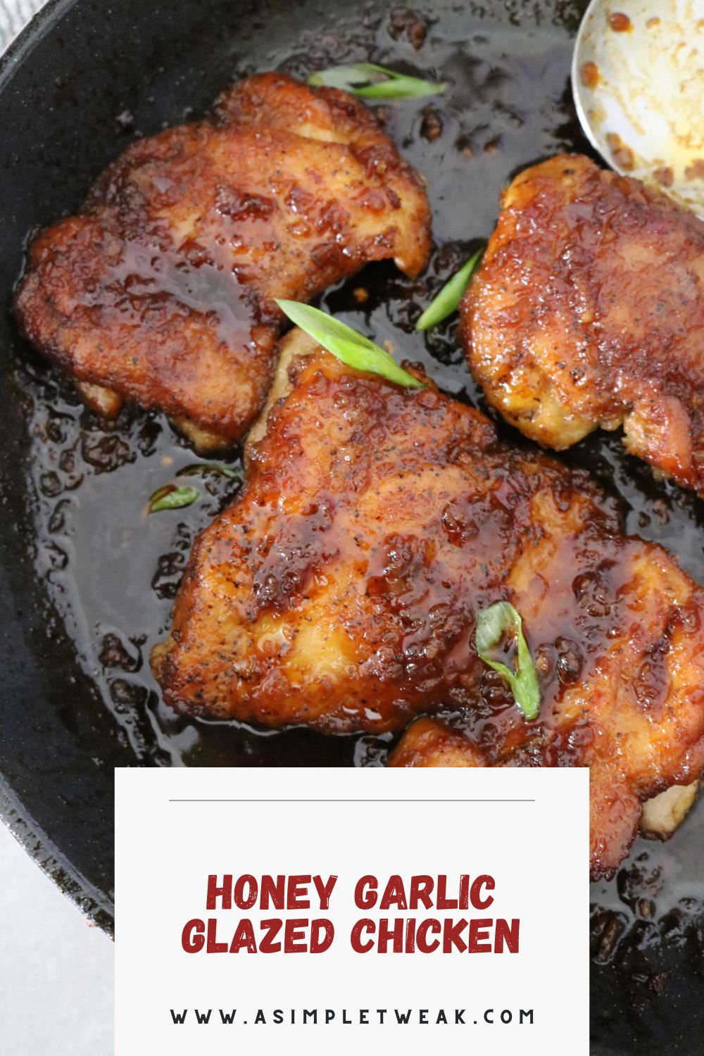 HONEY GARLIC GLAZED CHICKEN