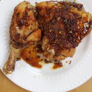 Honey-Garlic-Glazed-Chicken-Leg-Quarter-Recipe