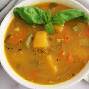 Vegetarian Butternut Squash Quinoa Soup