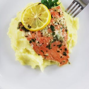 Salmon-with-Buttery-Dijon-Mustard-Garlic-Sauce