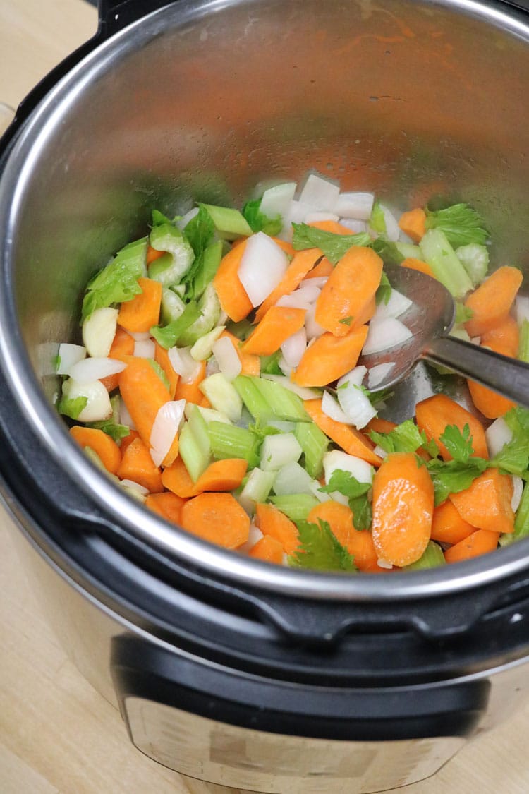 Add-the-unsalted-butter-and-cook-until-the-butter-has-melted.-Add-the-diced-onion,-carrots,-and-celery-and-saute-for-three-minutes-until-the-onion-softens-and-becomes-translucent. Add-the-unsalted-butter-and-cook-until-the-butter-has-melted.-Add-the-diced-onion,-carrots,-and-celery-and-saute-for-three-minutes-until-the-onion-softens-and-becomes-translucent.