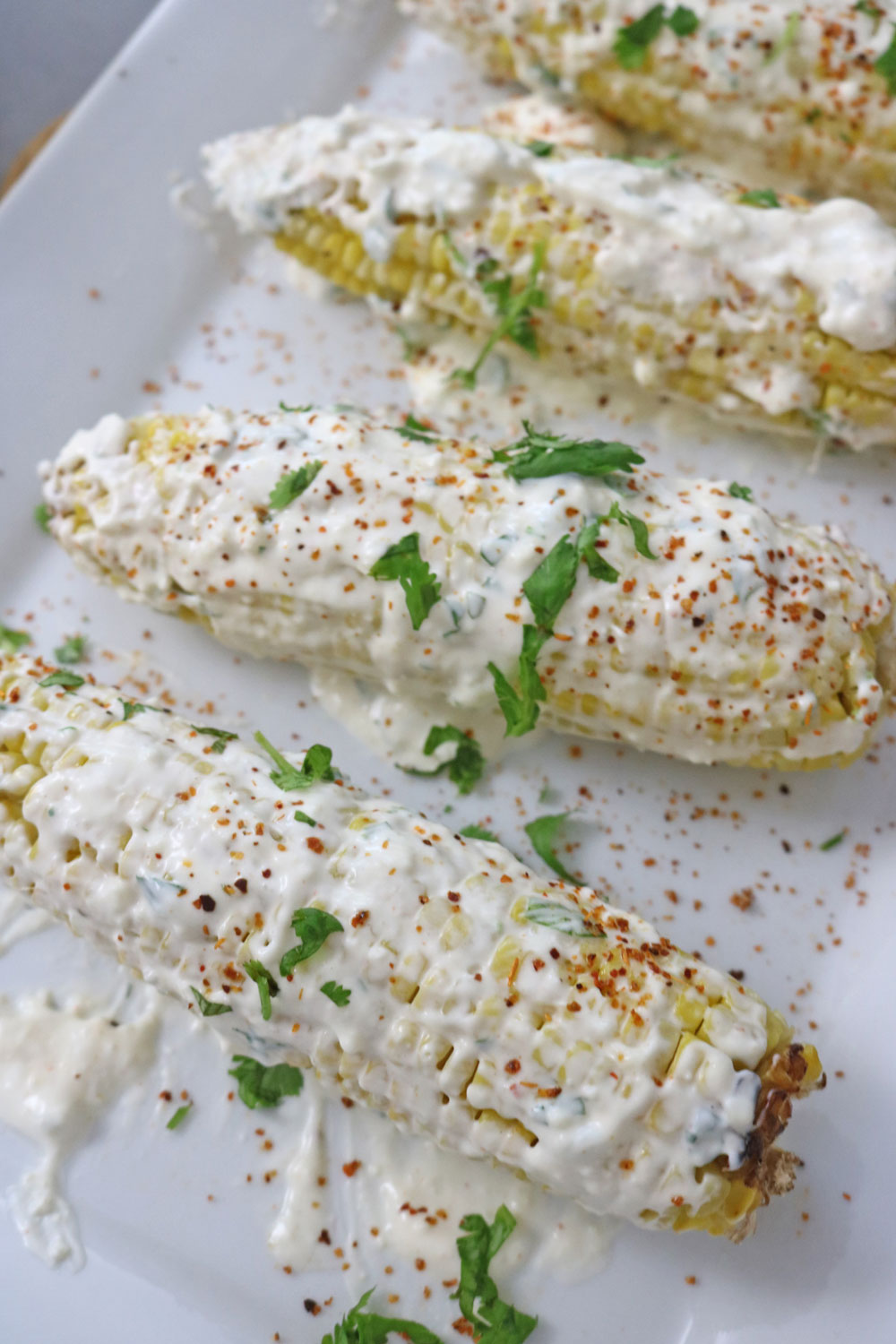 OVEN-ROASTED CORN ON THE COB WITH CREAM OVEN-ROASTED CORN ON THE COB WITH CREAM