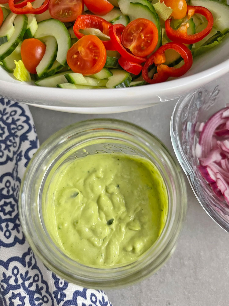 Tuna Salad with Avocado Cilantro Dressing Avocado-Cilantro-Salad-Dressing