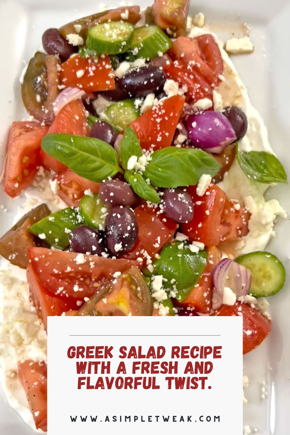 GREEK SALAD RECIPE WITH A FRESH AND FLAVORFUL TWIST GREEK SALAD RECIPE WITH A FRESH AND FLAVORFUL TWIST