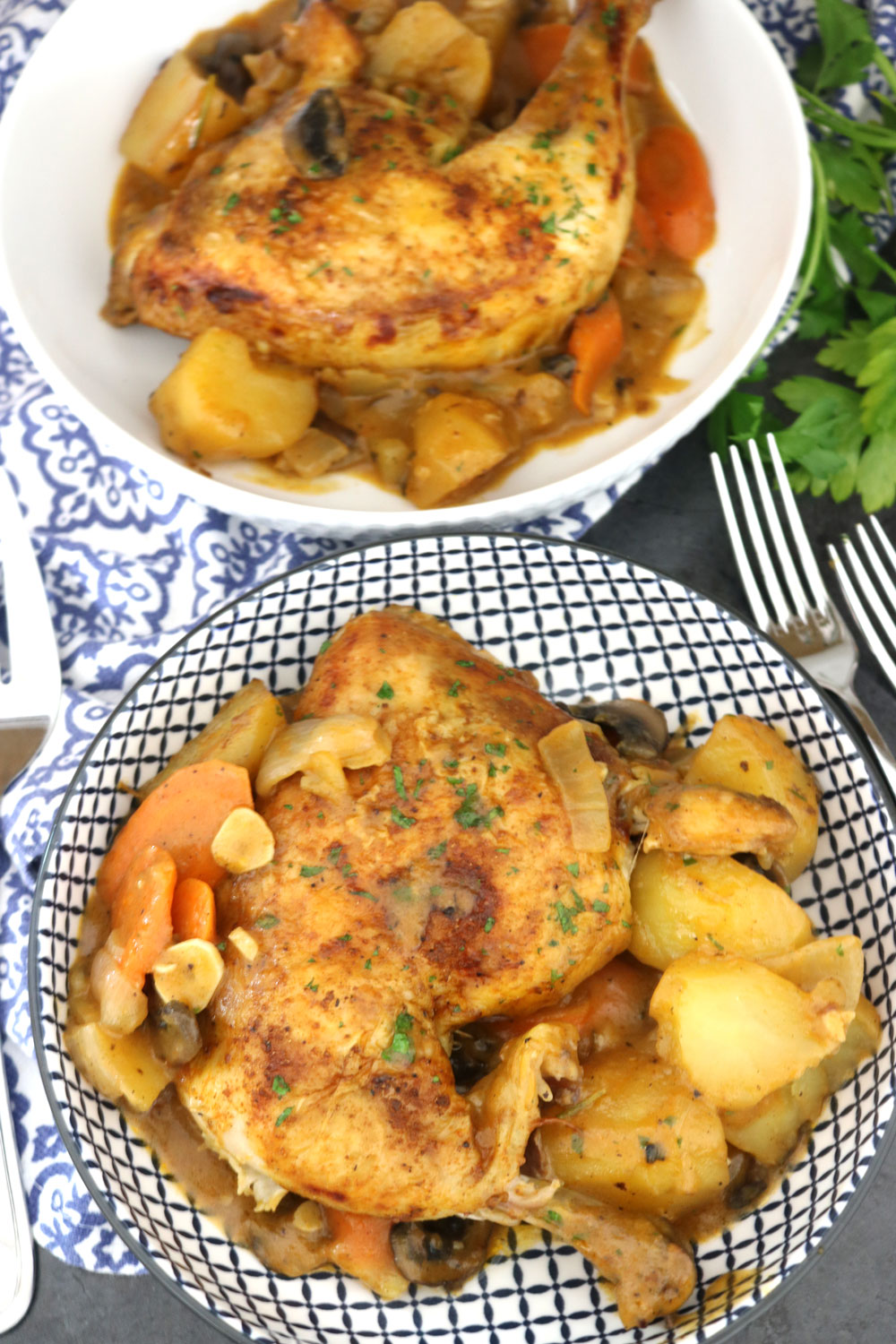 This Baked Chicken Legs with Creamy Mushroom Gravy Recipe has potatoes, mushrooms, sour cream, garlic, and bone-in chicken. This Baked Chicken Legs with Creamy Mushroom Gravy Recipe has potatoes, mushrooms, sour cream, garlic, and bone-in chicken.