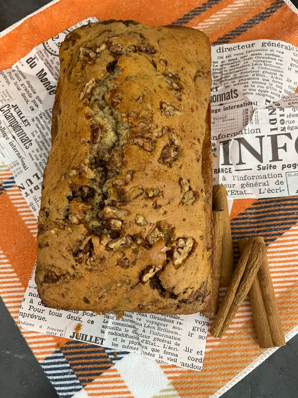 this homemade loaf is truly a cinnamon loverโs dream come true. this homemade loaf is truly a cinnamon loverโs dream come true.